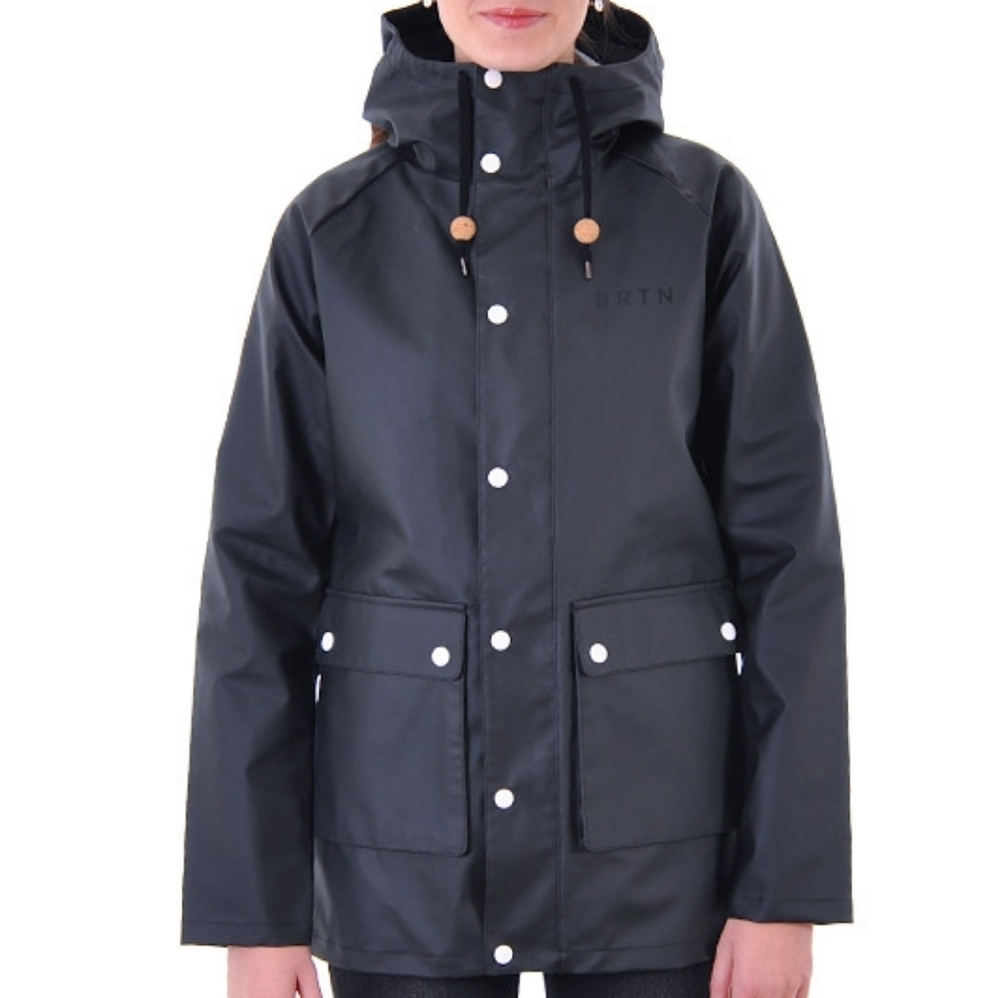 Burton Snowboards BRTN Rain Coat Large Waterproof Bonded Fall Winter Jacket XS